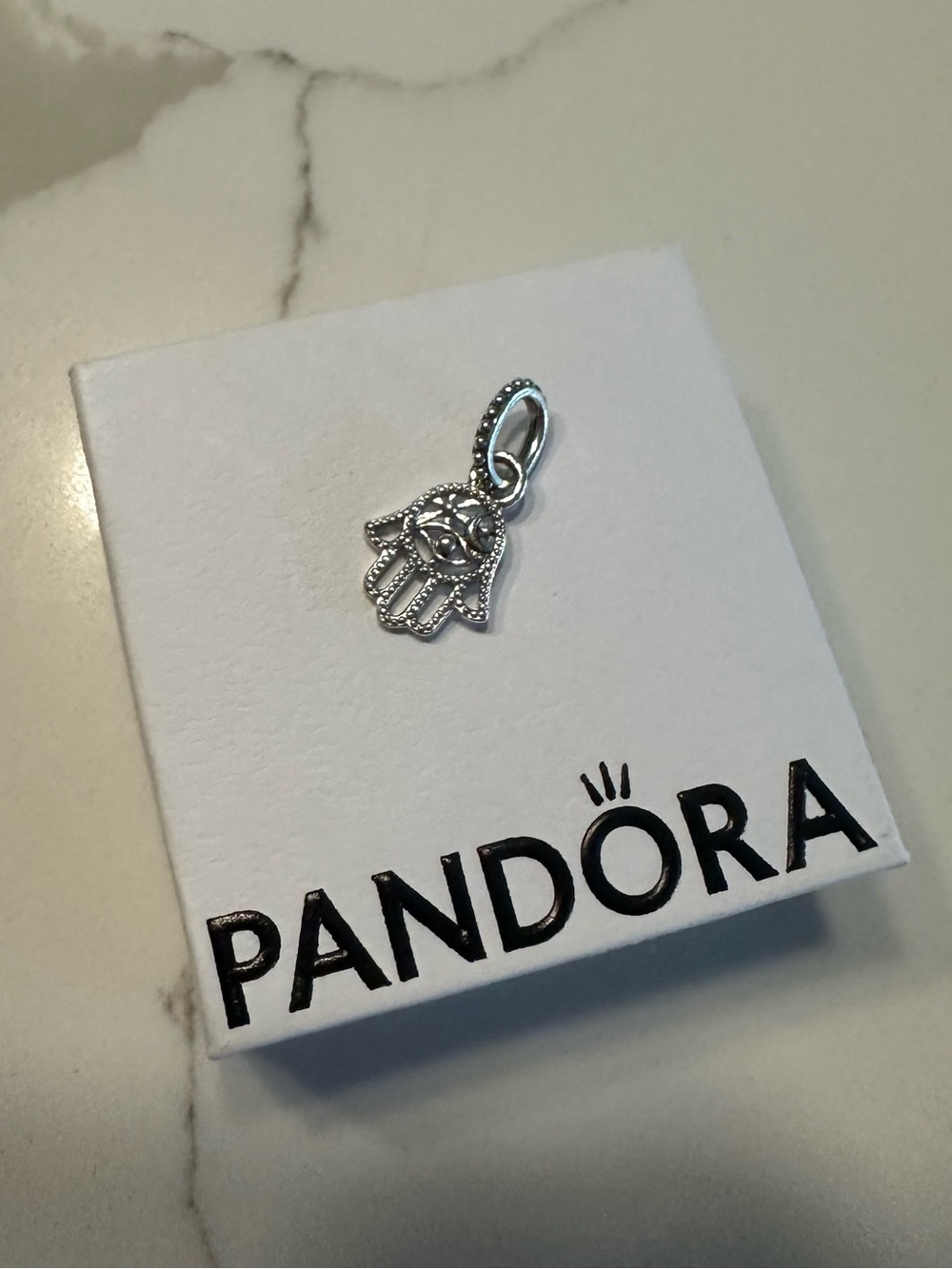 NWOT PANDORA Protective Hamsa Hand Dangle Charm
